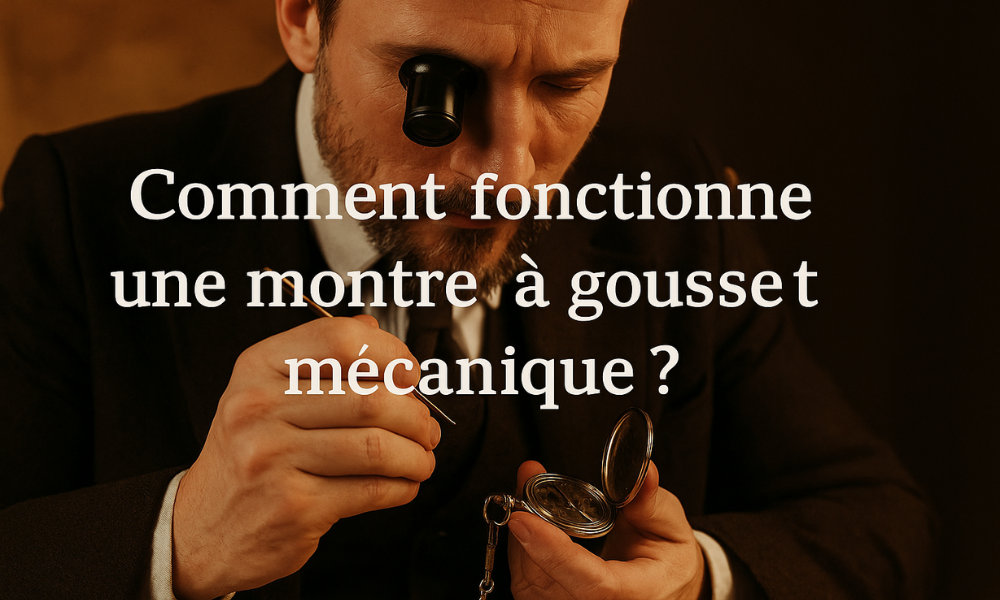 Comment fonctionne une montre à gousset mécanique ?