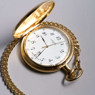 Montre à Gousset Doré à Clapet