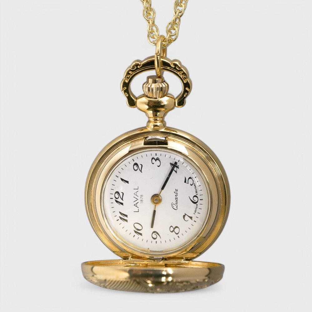 Montre à Gousset Pendentif Laval Doré