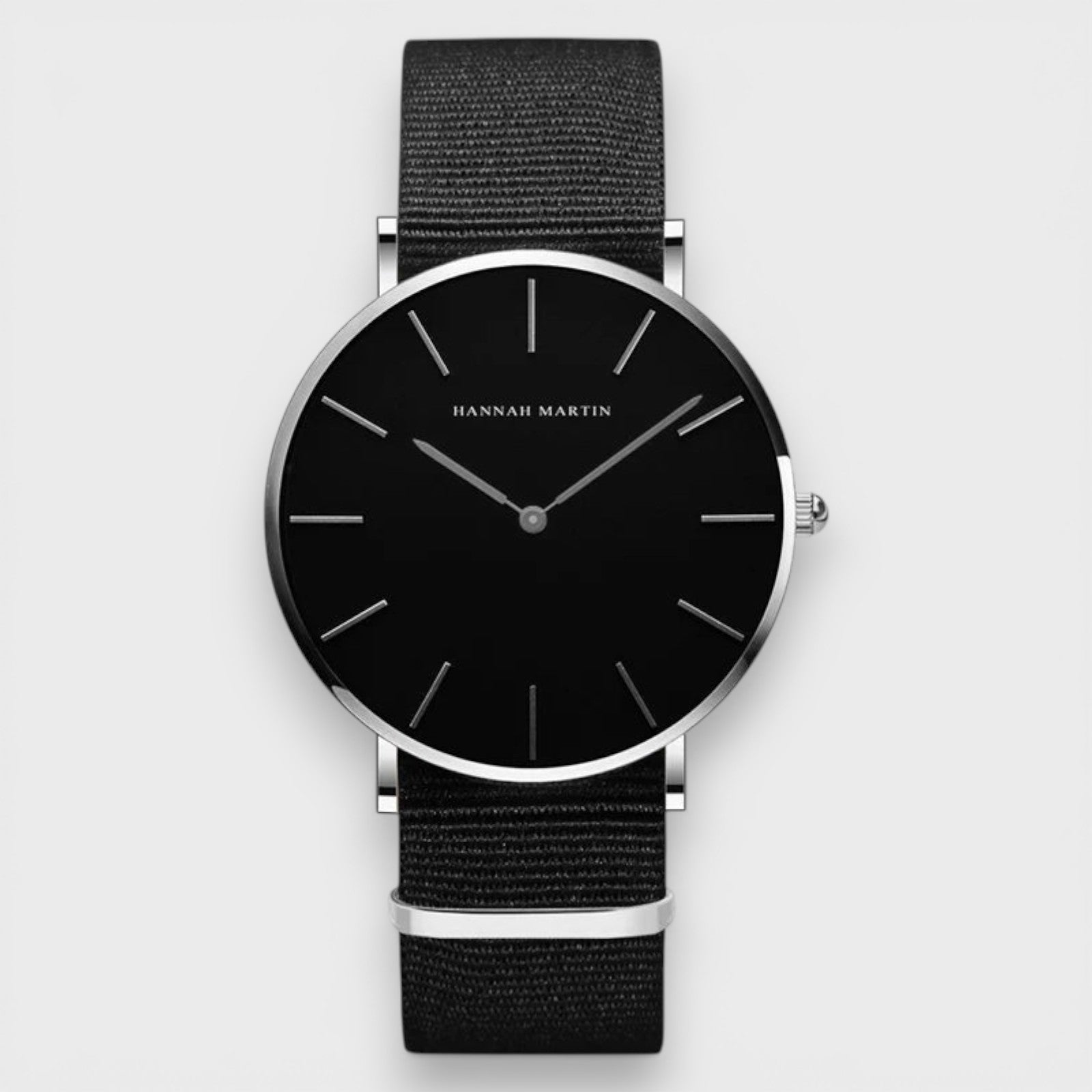 Montre à Gousset Fusion Tissu Noir