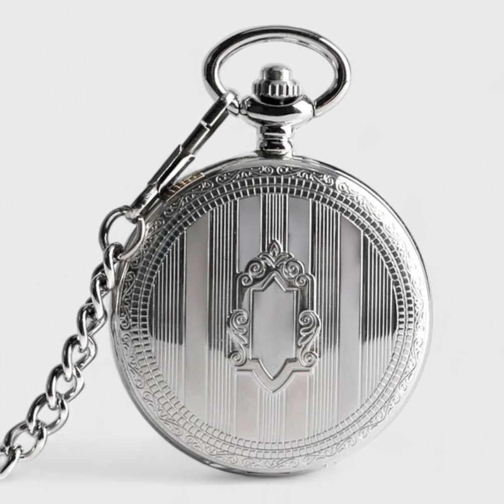 Montre À Gousset pour Homme en Argenté