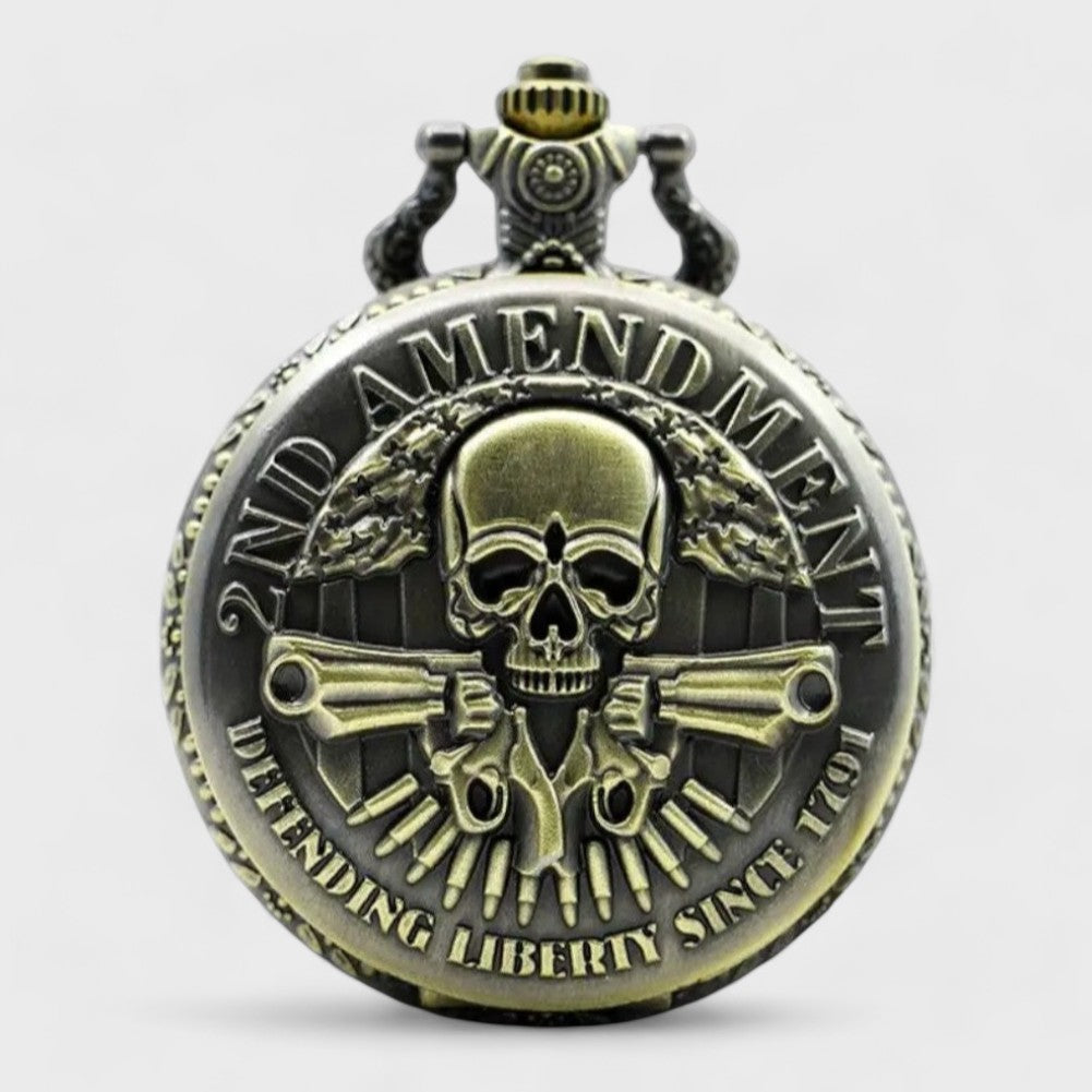 Montre de Poche Tête De Mort