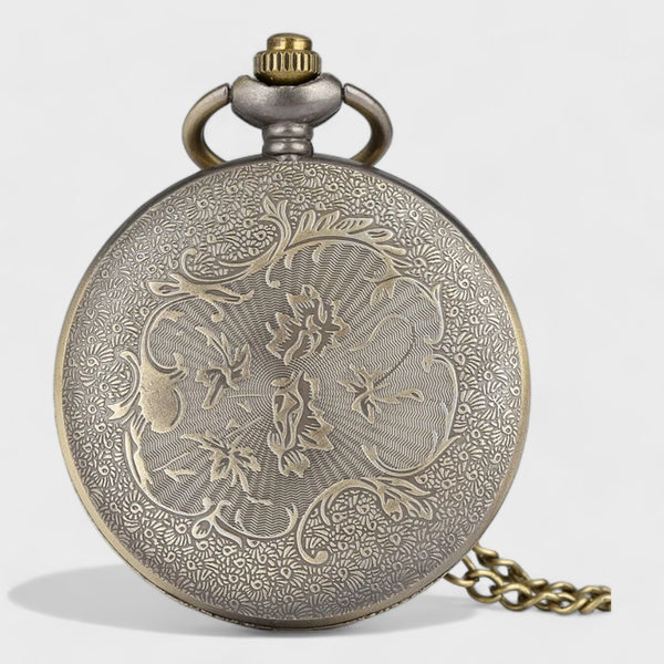 Montre De Poche Vintage Avec étui En Cuir - Occasion - Parfaite Pour Collectionneurs