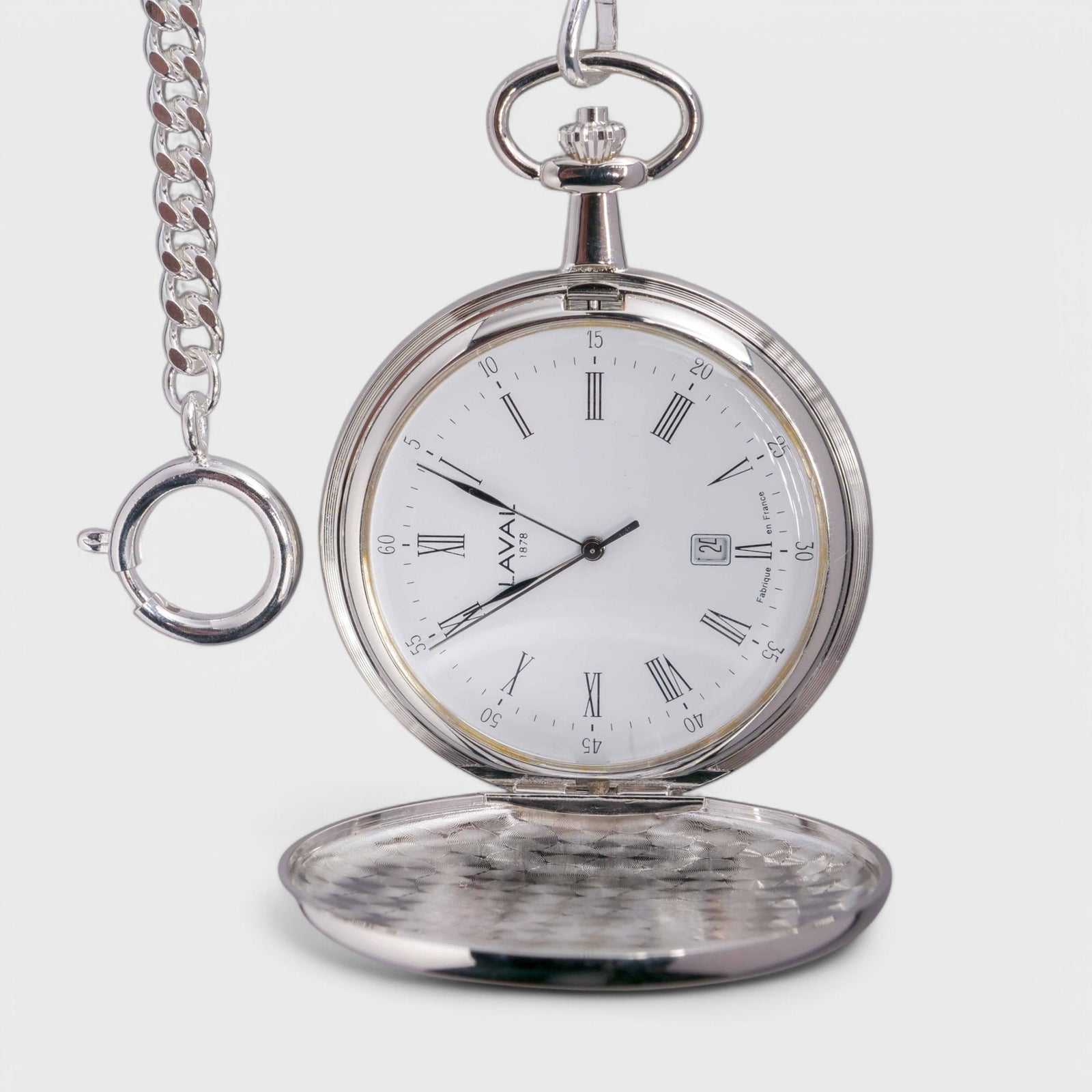 Montre à Gousset Laval - Motifs Verticaux