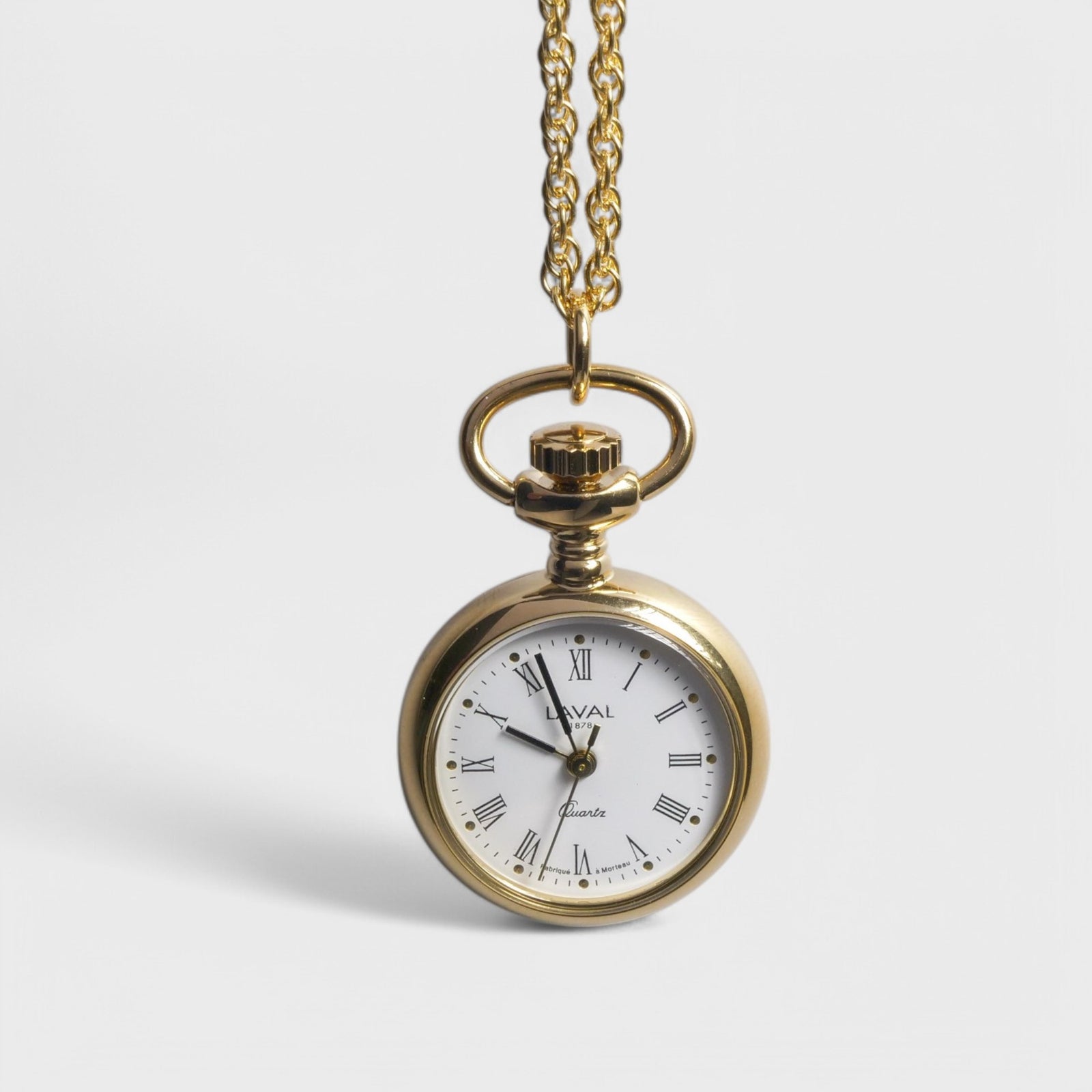 Montre à Gousset Pendentif Laval - Motif Fleur