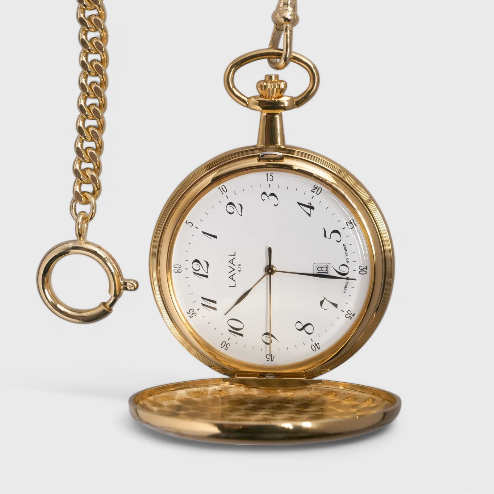 Montre à Gousset Doré à Clapet