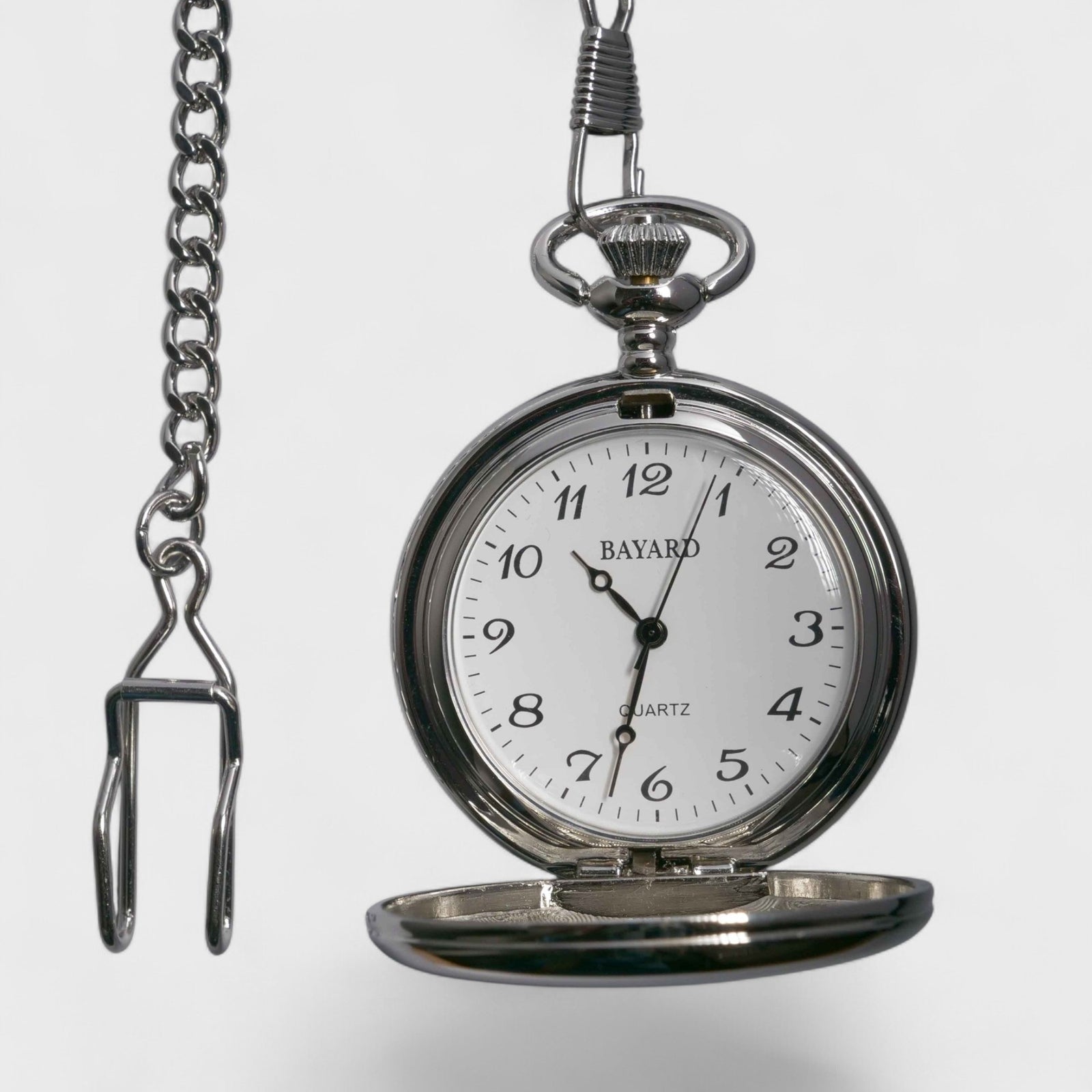 Montre à Gousset Bayard - Quartz Argent