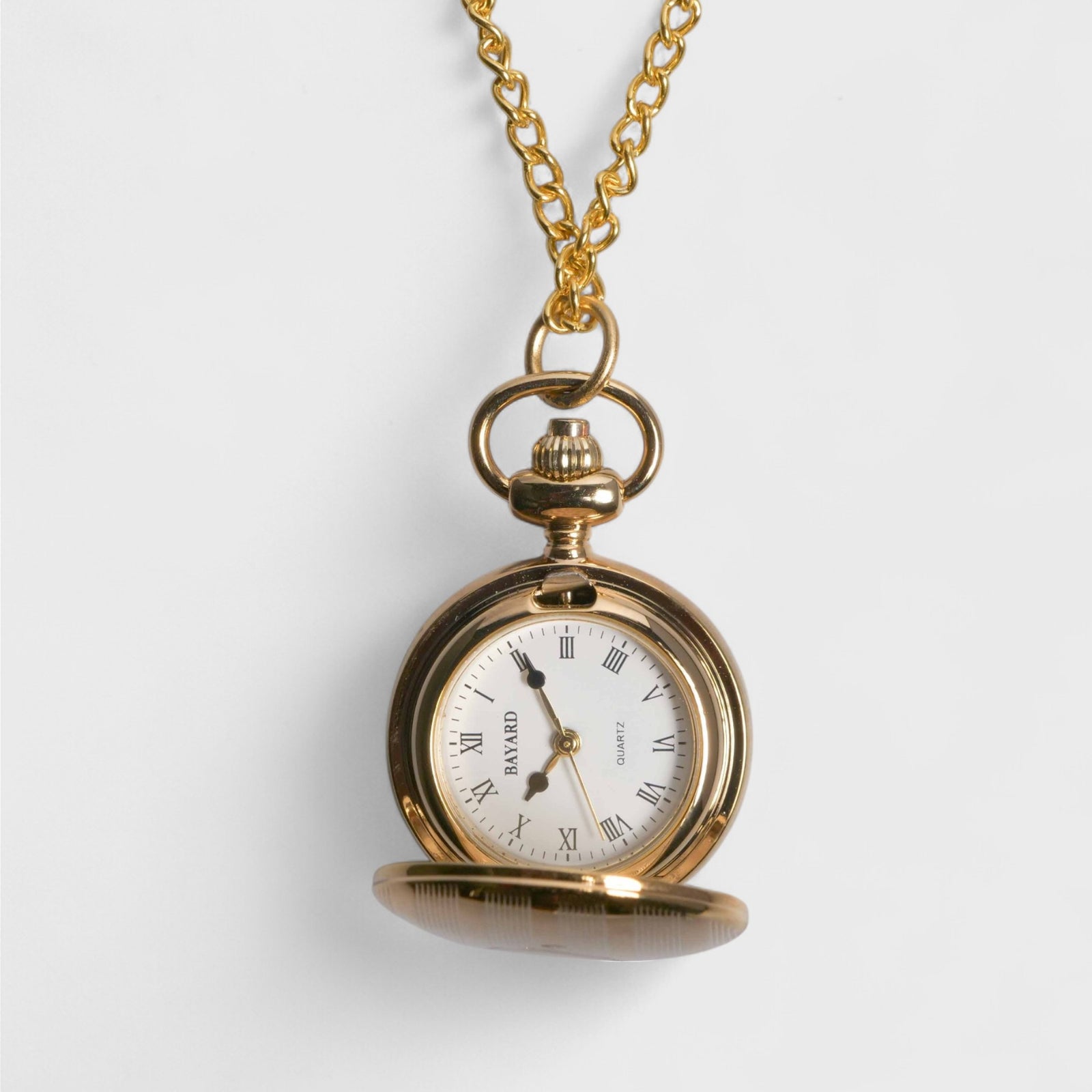 Montre à Gousset Pendentif Bayard - Quartz Doré