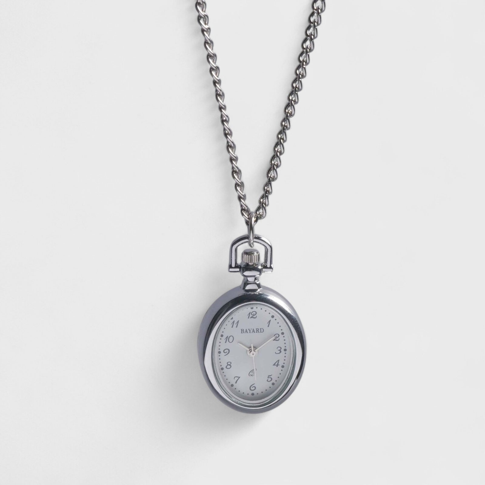 Montre à Gousset Pendentif Bayard - Vintage Argent