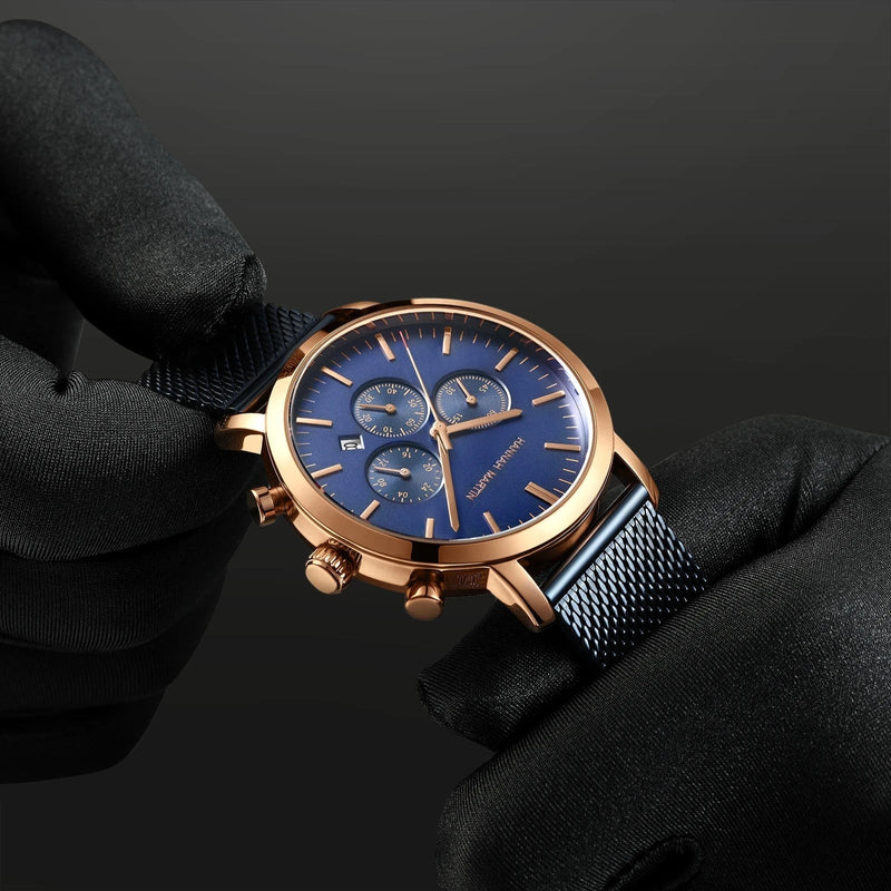 Montre à Gousset Azur Doré