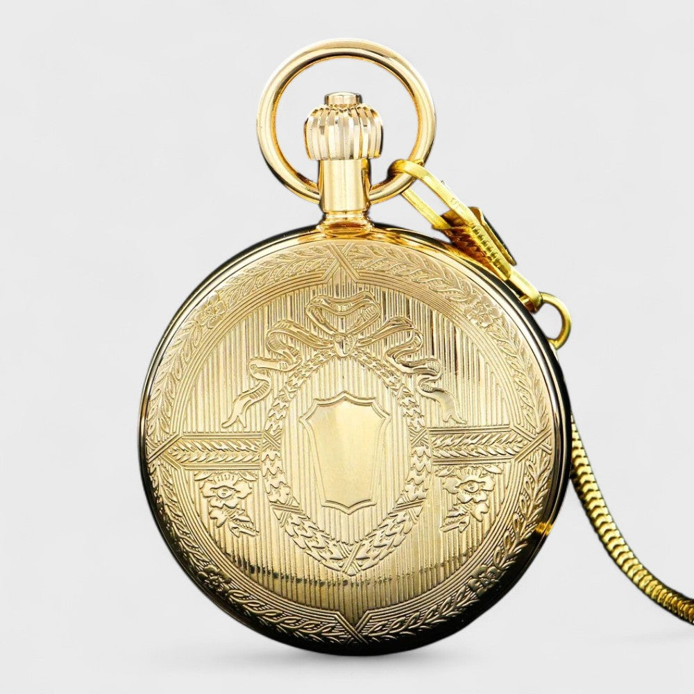 Montre à Gousset Dorée Classique Élégance