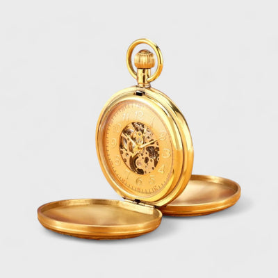 Montre à Gousset Dorée Émaillée Maison Gousset