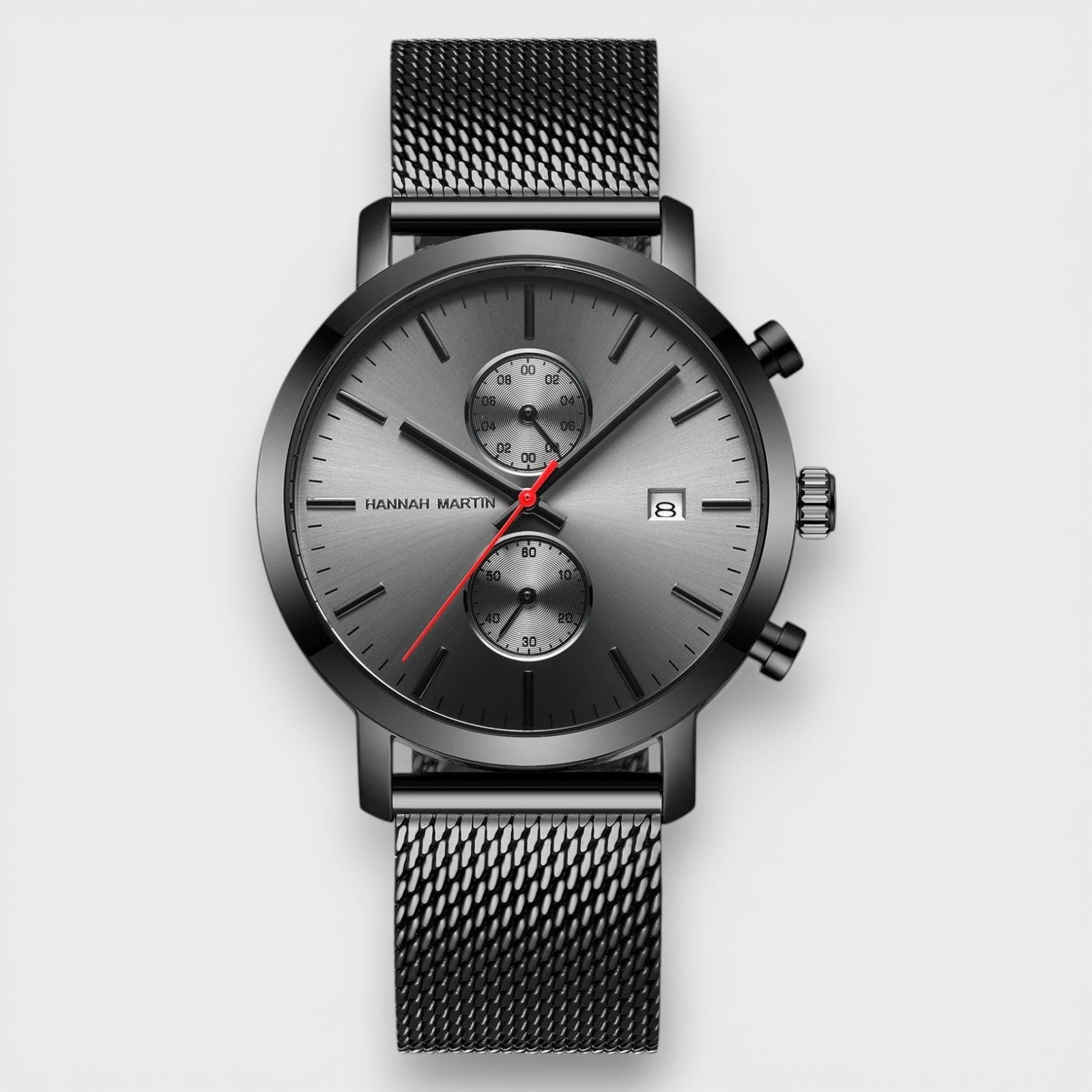 Montre à Gousset Graphite Maille