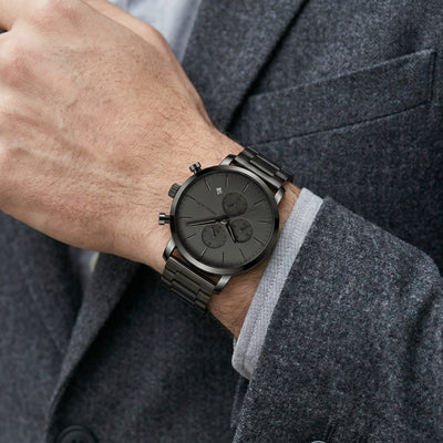 Montre Acier Fusain