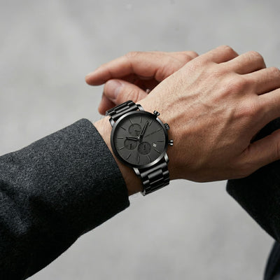 Montre Acier Fusain