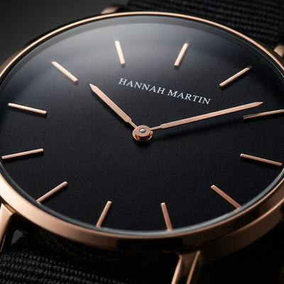 Montre Fusion Tissu Noir