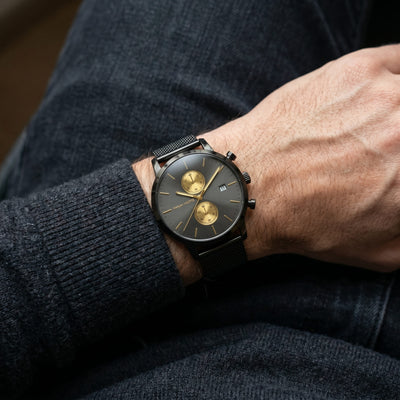 Montre Urbain Noir