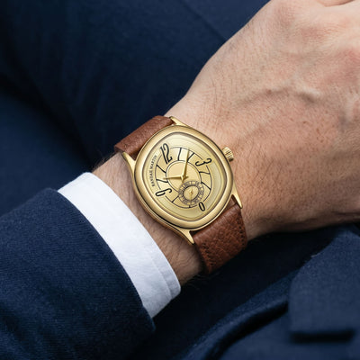Montre Sablier Doré