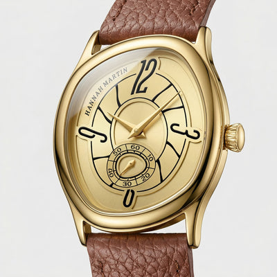 Montre Sablier Doré