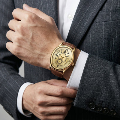 Montre Sablier Doré