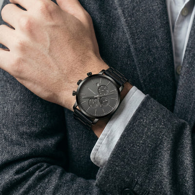 Montre Carbone Acier