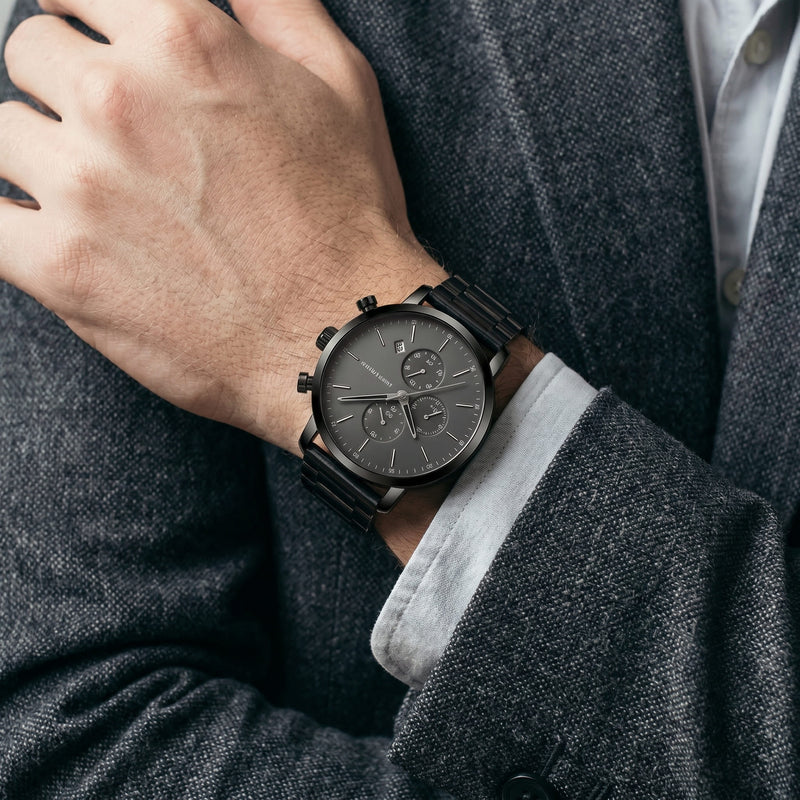 Montre Carbone Acier
