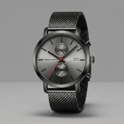 Montre Graphite Maille