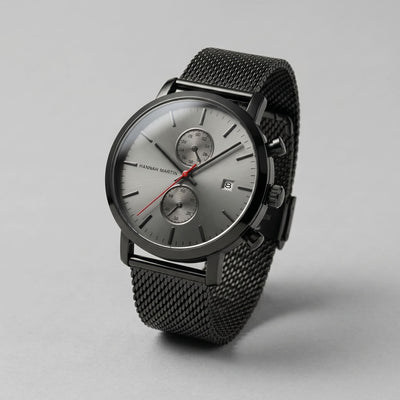 Montre Graphite Maille