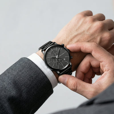 Montre Carbone Acier