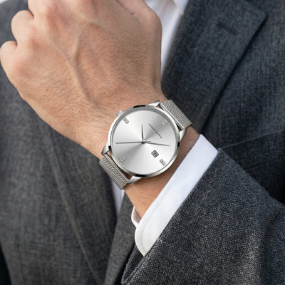Montre Lumière Argent