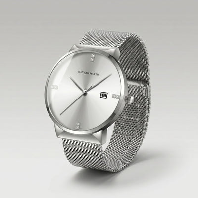 Montre Lumière Argent