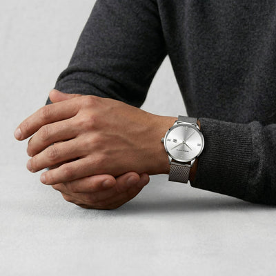 Montre Lumière Argent