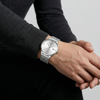 Montre Lumière Argent