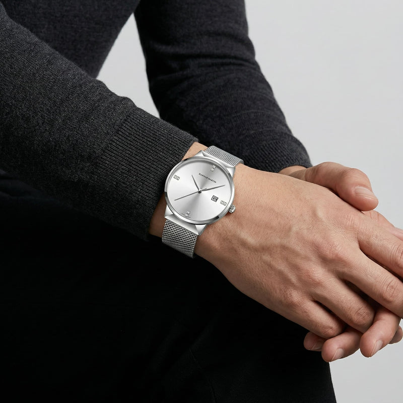 Montre Lumière Argent