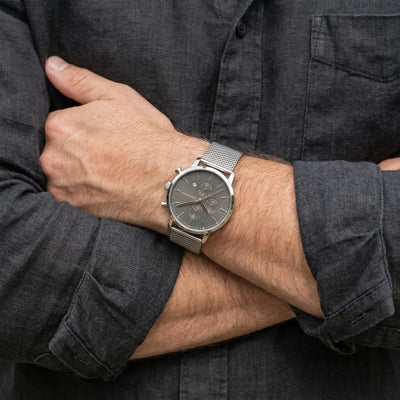 Montre Argent Maille