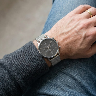Montre Argent Maille