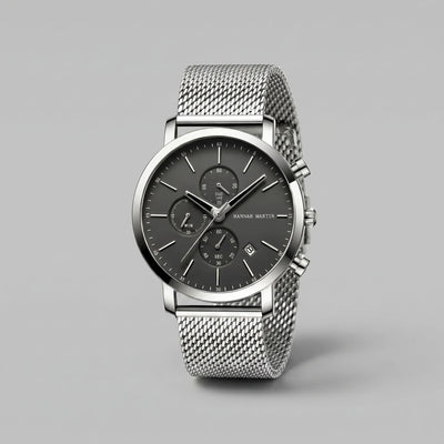 Montre Argent Maille