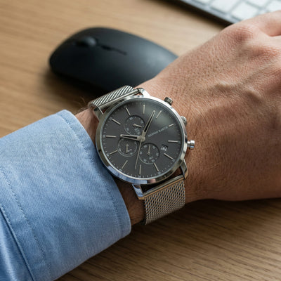 Montre Argent Maille