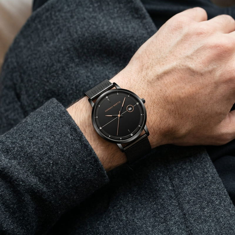 Montre Bracelet Aiguille Pulse Maille