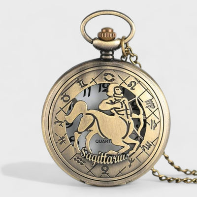 Montre de Poche Signe Astrologique Sagittaire