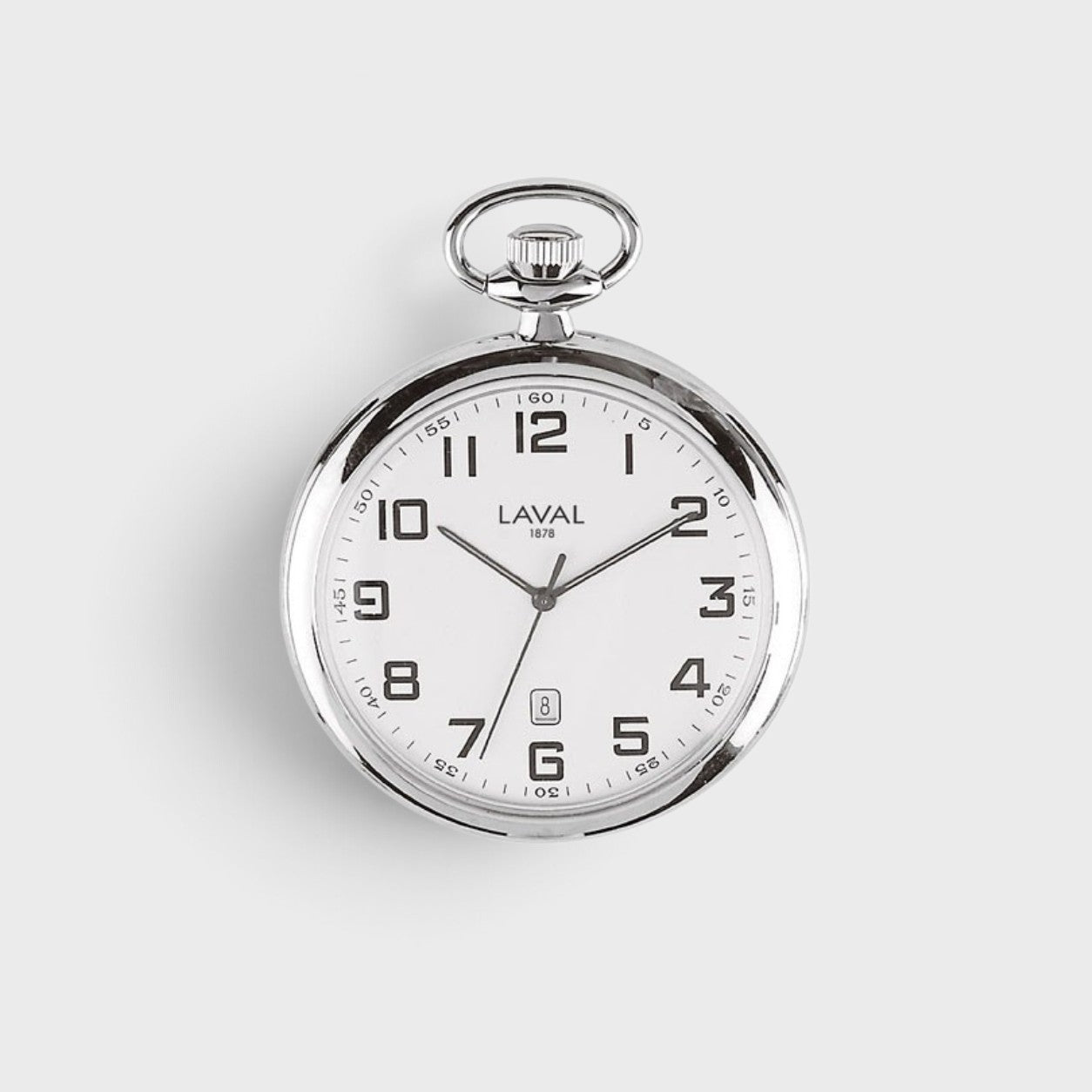 Montre à Gousset Moderne Argentée