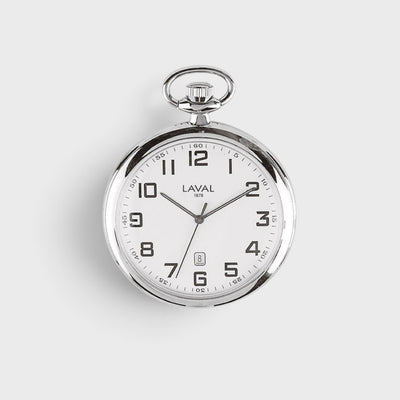 Montre à Gousset Moderne Argentée