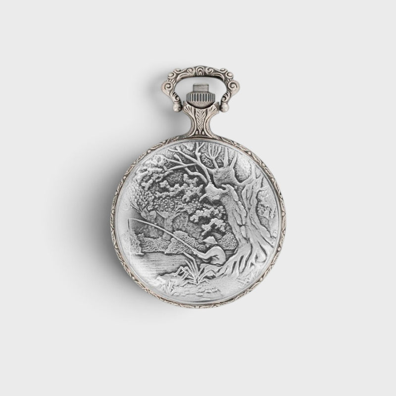 Montre à Gousset Pêcheur Rétro